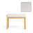 Modern Upholstered Shoe-Changing Bench, Solid Wood Frame, Soft Seat, Compact Entryway Stool for Foyer and Hallway-1186412680
