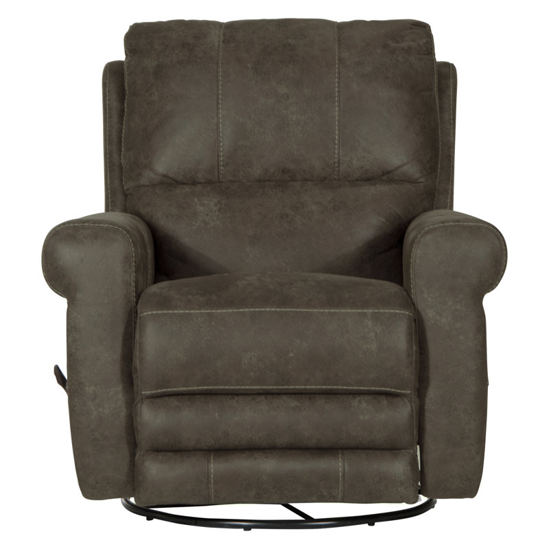 Maddie Upholstered Recliner, Ash, Manual