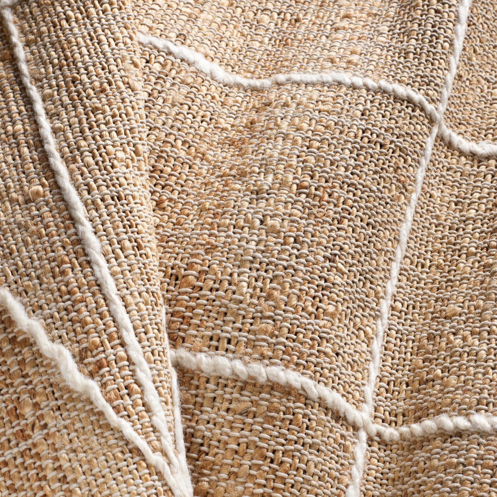 Judson Natural/Ivory Handwoven Jute Rug, Runner 2'6" x 8'