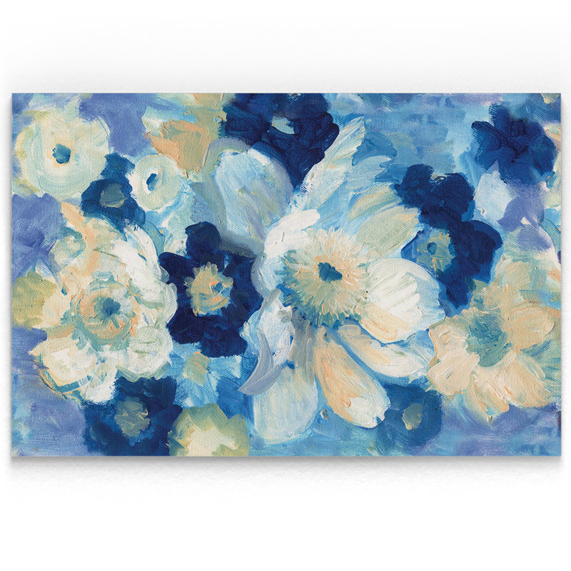 «Blue Nocturne II», reproduction d'art sur toile, H 18 po x l 27 po x P 1,5 po