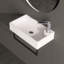 18'' Rectangular Stone Resin Bathroom Sink Wall-Mounted Vessel Sink