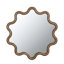 Miroir d'appoint en bois avec cadre unique