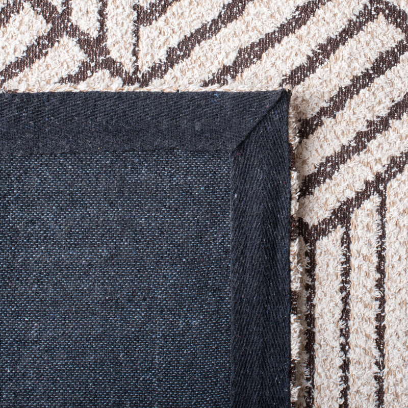 Kalea Hand Woven Performance Geometric Rug, Square 6'