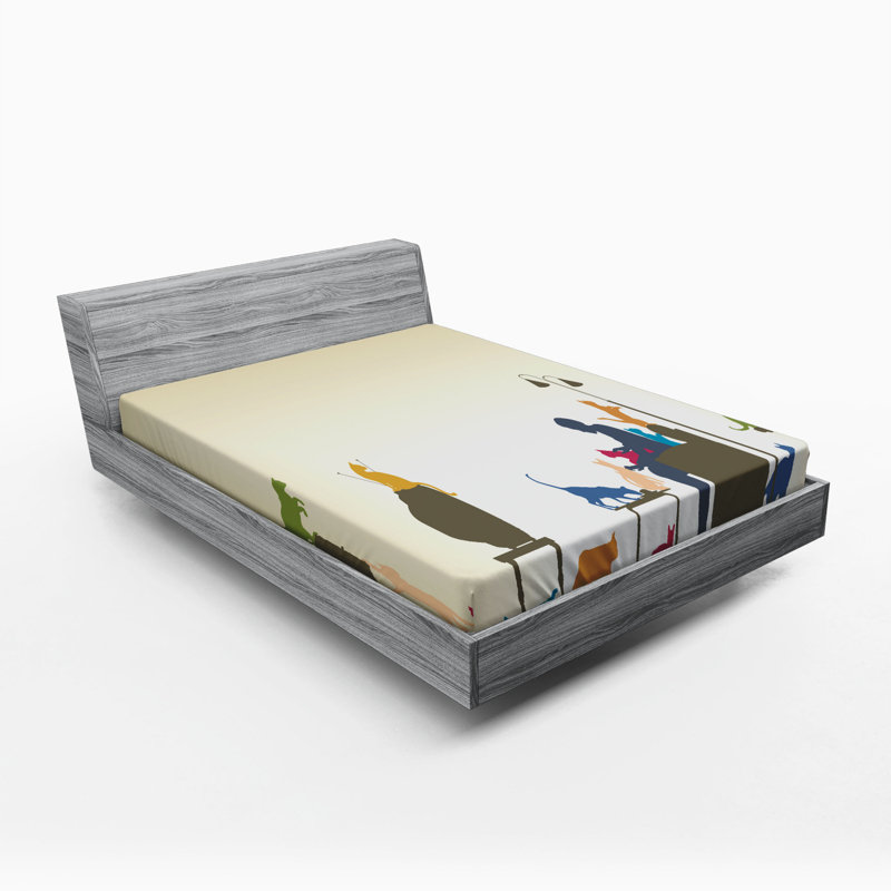 Crazy Microfiber Fitted Sheet, Full Fitted Sheet