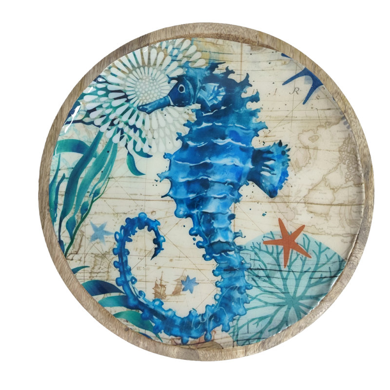 Petit plat à bijoux en forme d'hippocampe