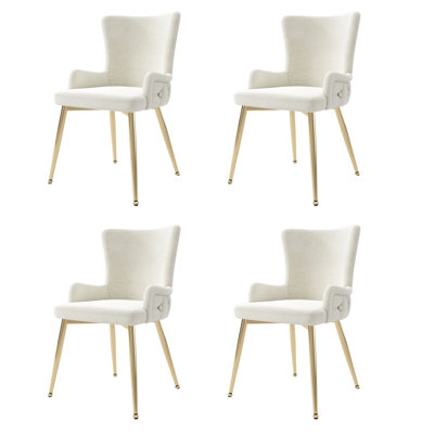 Dining Chairs Set Of Upholstered Armchairs
