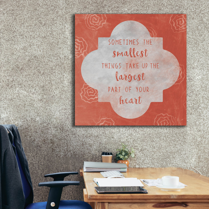  «Large Heart» par Erin Clark, art mural sur toile, 37 po x 37 po, H 37 po x l 37 po x P 1,5 po