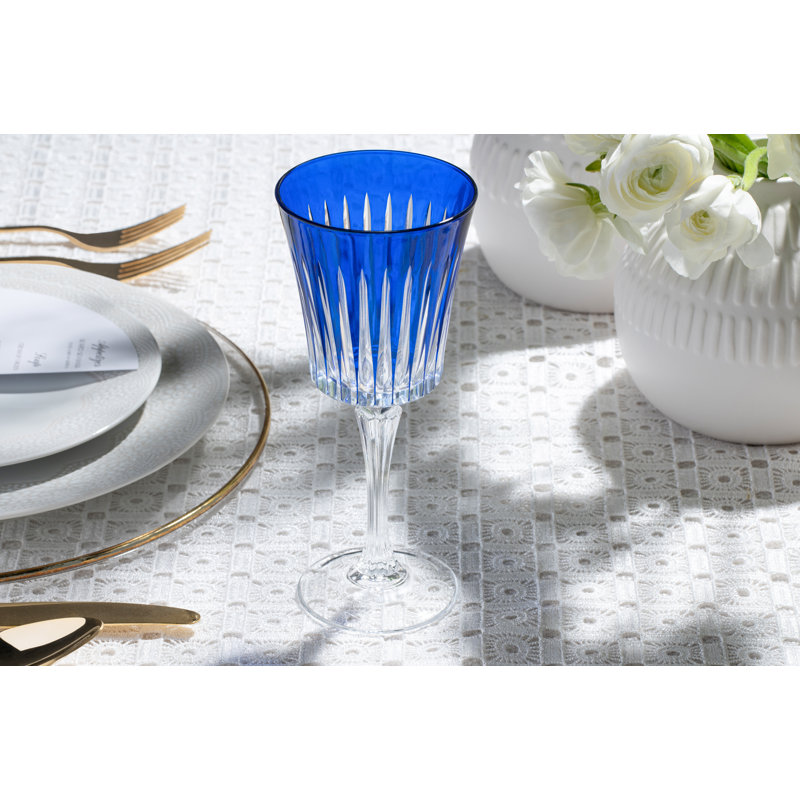 Crystal Goblet, 10 oz., Blue
