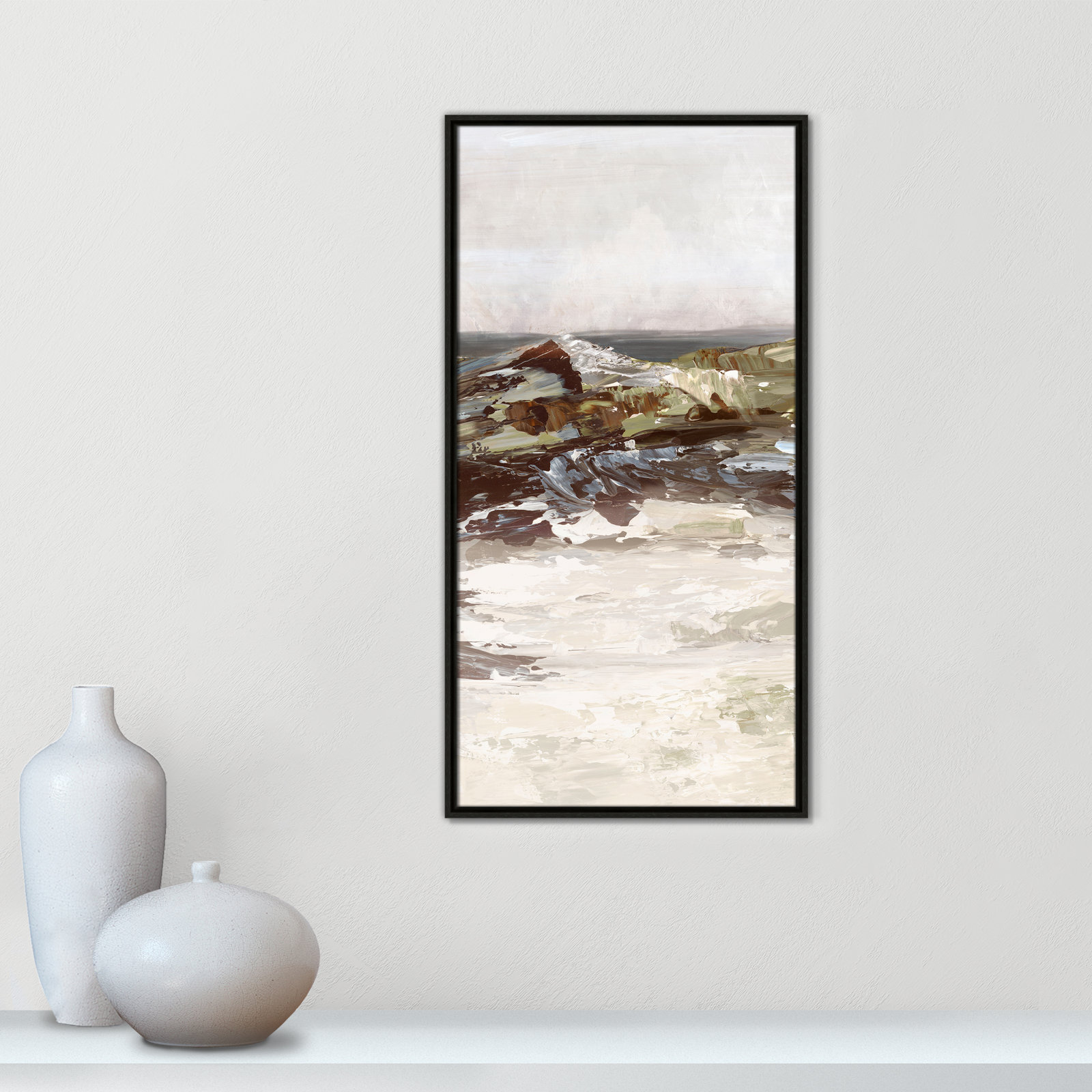 Conan "Stoney Peak" Print, Espresso, 37.5" H x 19.5" W