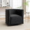 Occie Velvet Swivel Barrel Chair
