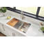 Ruvati Workstation Rounded Corners Undermount Ledge Kitchen Sink with Accessories-293566271