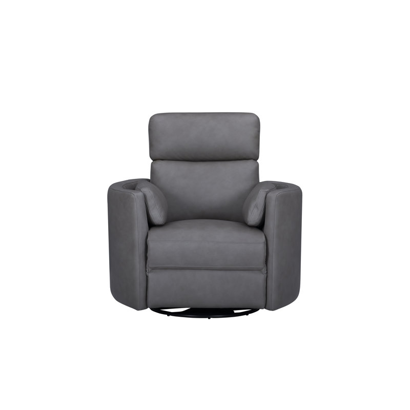 Bre Manual Swivel Glider Recliner, Brown