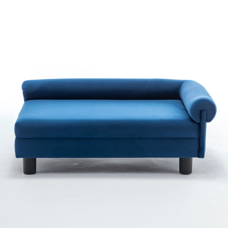 Lit pour chien Malcolm Elegant Rectangle, Navy
