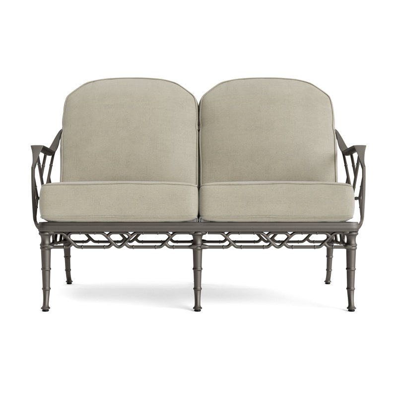 Calcutta Outdoor 2 - Seat Loveseat, Fusion Charcoal, Mica