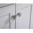 32" Modern White Single Vanity with 5 Drawers & 2 Doors, Large Storage Bathroom Cabinet with Ceramic Top