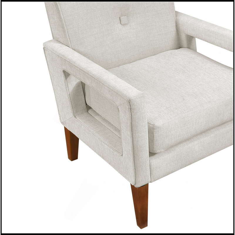 Fauteuil 1 pièce Modern Living Chenille, Beige