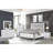 Desire Chest – Marble-Patterned Drawers With LED Side Panels And Metallic Trim For Spacious, Stylish Bedroom Organization