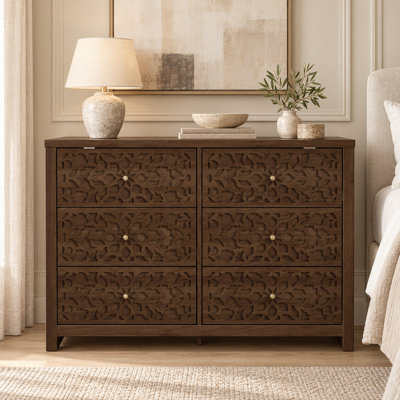 Commode 6 tiroirs L 45,4 po Lukasik