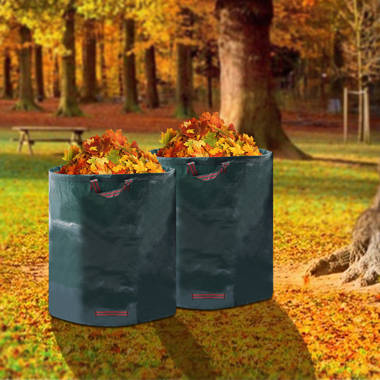 JOYDING Extra Large Reuseable Gardening Bags Lawn Pool Leaf Waste