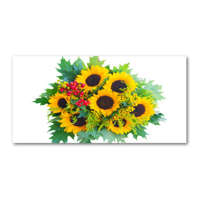 Bouquet Of Sunflowers - Wrapped Canvas Print