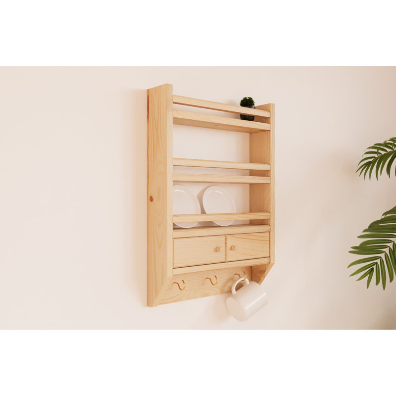 Locelso Wood Floating Shelf