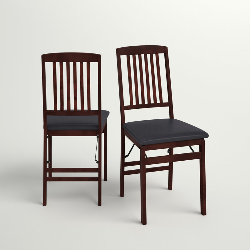 Clarke Mission Back Folding Dining Chair, Espresso