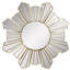 Miroir mural rond 25 po Sunburst Wave