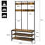 Hall Tree 100cm Wide with Bench and Shoe Storage-1535872176