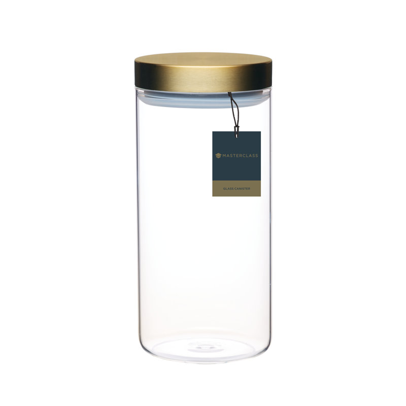 Airtight Large Glass Food Storage Jar, 1.5 L