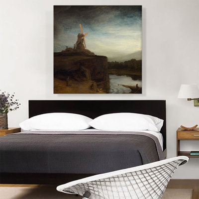 " The Mill 1648 " by Rembrandt Van Rijn Painting Print