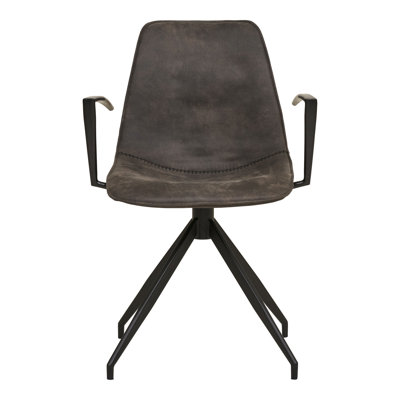 Leoti 48cm H Microfiber / Microsuede Upholstered Armchair in Grey