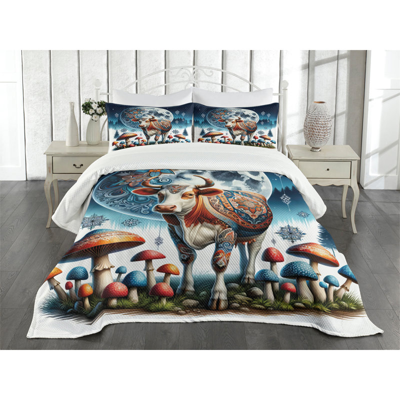 Coverlet, King Coverlet / Bedspread + 2 Standard Shams