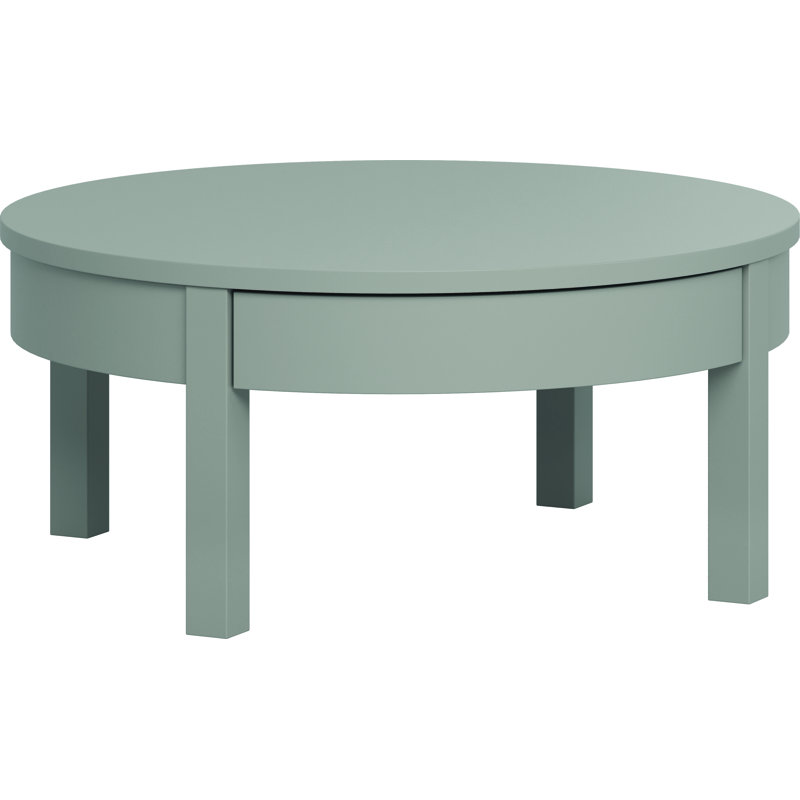 Shinde Wheel Coffee Table with Storage, Grey
