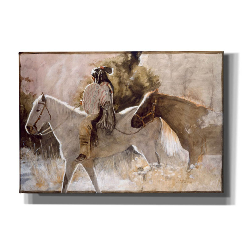 Sur toile, H 18 po x l 26 po x P 0,75 po