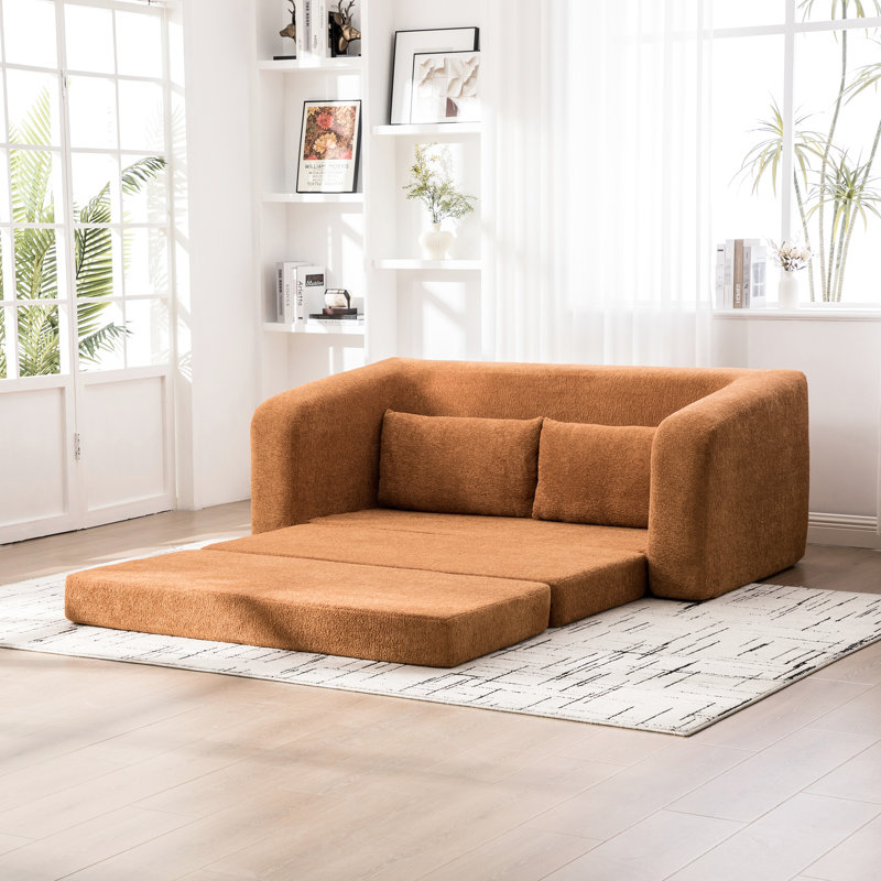 Upholstered 29.37 " Fabric Sofa Bed
