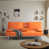 Orange Faux Leather selected