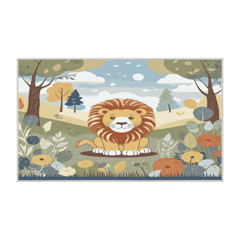 Tapis lavable Indigo, Rectangulaire 2 pi x 3 pi