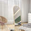 Miroir pleine longueur 64 po x 24 po, autoportant ou mural, doré-1827464921