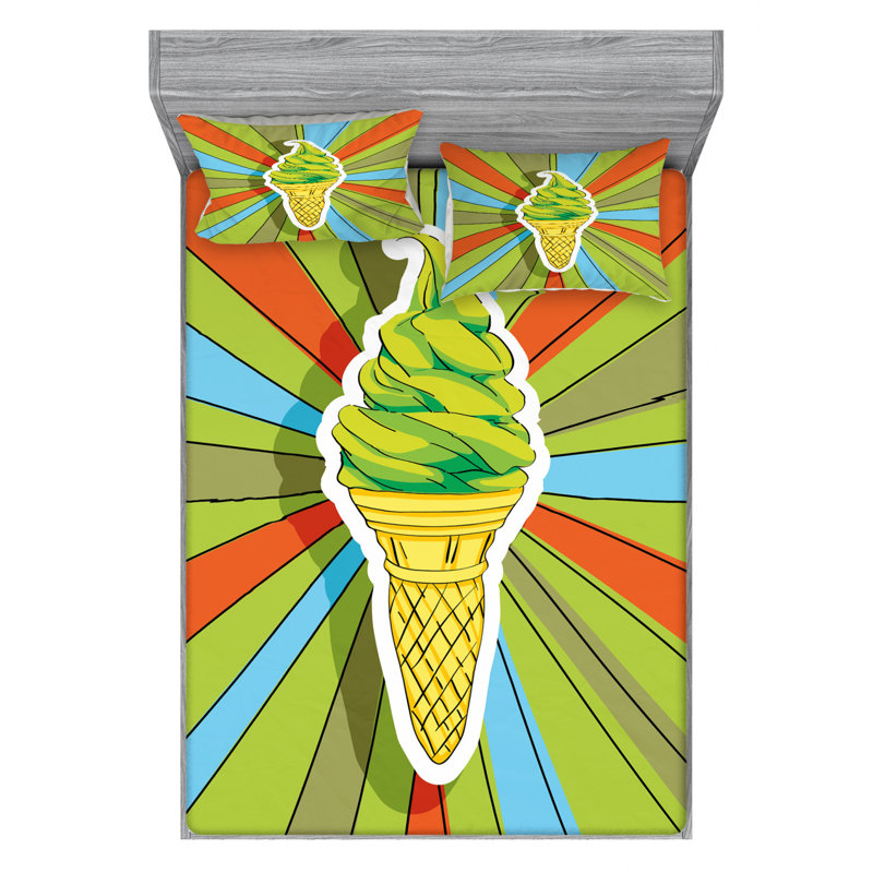 Microfiber Sheet Set, Full Sheet Set with Fitted Sheet