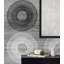 Papier peint autocollant grand cercle Harry & Grace