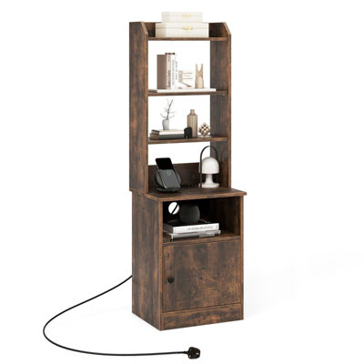 45cm W Manufactured Wood Bedside Table