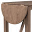 Ensemble de salle à manger rustique en bois d'hévéa avec 2 chaises-852630605-852630606-852630601