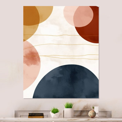 Motif bohème minimaliste beige 6 - Art mural en métal minimalisme