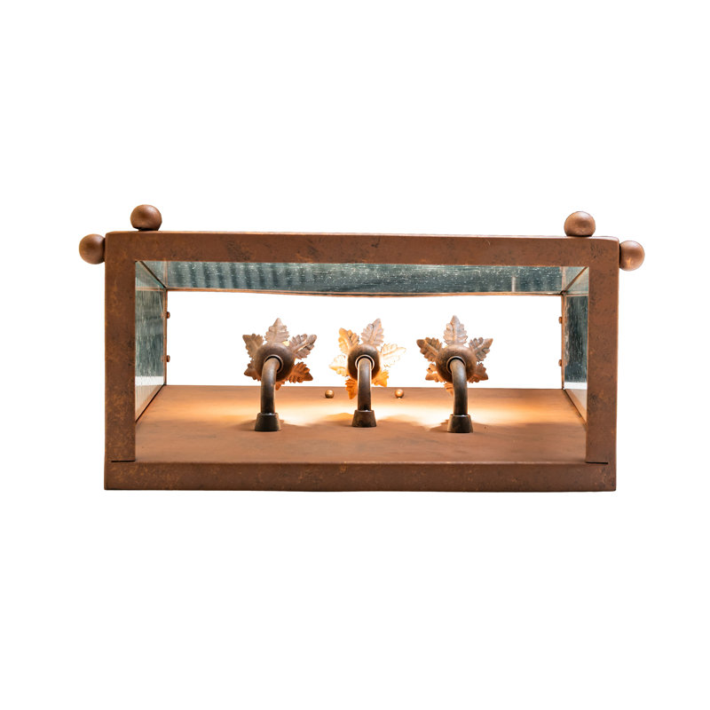 3 - Light Flush Mounted Sconce