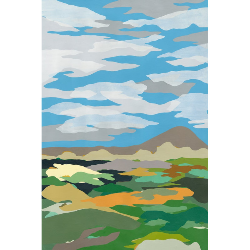 Camoscape 1 Print by Goderwis, Kyle, 41" H x 29" W x 2" D, Maple Framed