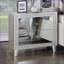Table de chevet Glam Champagne avec 2 tiroirs en miroir pour la chambre à coucher