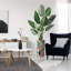 Arbre artificiel dans un pot de fleurs, arbre en soie Fake Bird-1276611148-1306554124