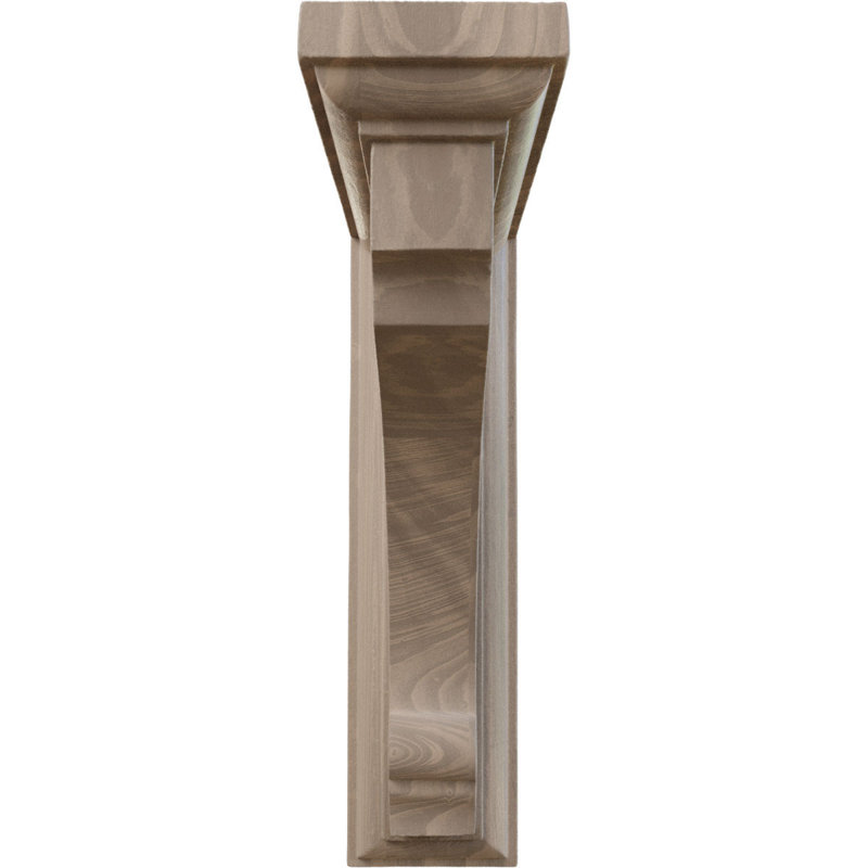 Thompson 8'' H x 2.5'' W x 6'' D Walnut Wood Corbel