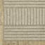Tapis rayé en polypropylène tissé à la machine intérieur / extérieur gris / brun clair-747206389