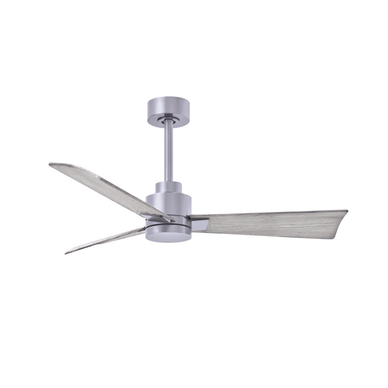 Alessandra 42'' Ceiling Fan, Barn Wood Tone, Brushed Nickel